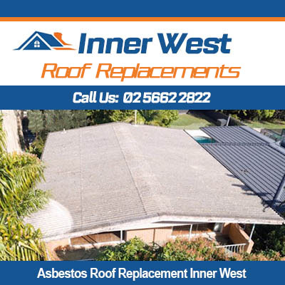 Asbestos roof replacement in Inner West for residential home with new metal roofing installation