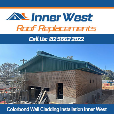 Quality Colorbond wall cladding installation in Inner West by experienced cladding contractors